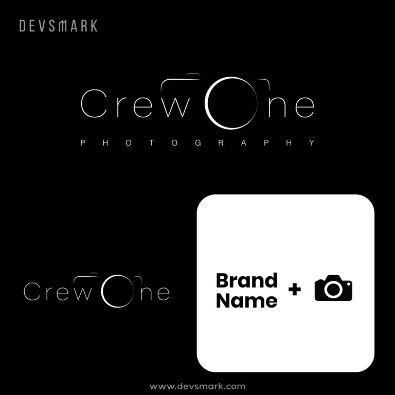 CrewOne Photography Logo Design