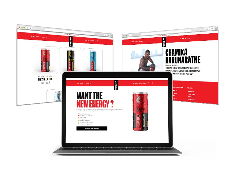 Turbo Energy Drink Website